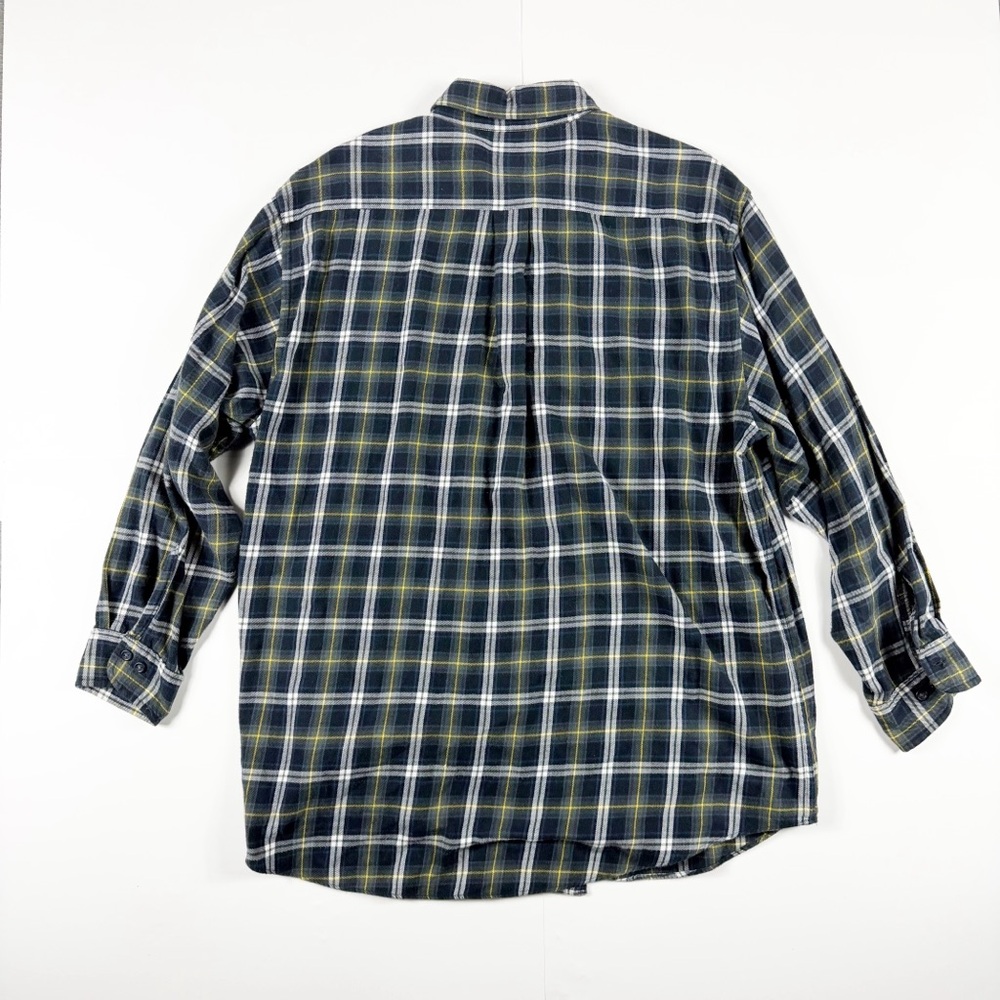 Brooks Brothers Men's Plaid Shirt - Blue and Green - Picture 2 of 4